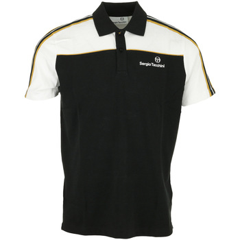 Kleidung Herren T-Shirts & Poloshirts Sergio Tacchini Lista Co Polo Schwarz
