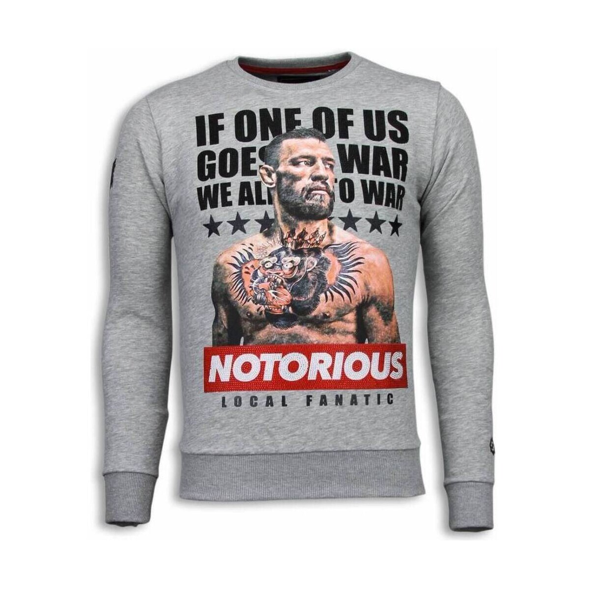 Kleidung Herren Sweatshirts Local Fanatic Conor Notorious – Grau
