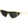 Uhren & Schmuck Sonnenbrillen Yves Saint Laurent Sonnenbrille Saint Laurent Neue Welle SL 536 003 Gold