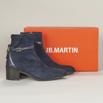 Schuhe Damen Low Boots JB Martin LEORA Nappa / Marine