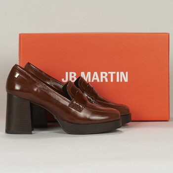 Schuhe Damen Slipper JB Martin VINNY Cognac