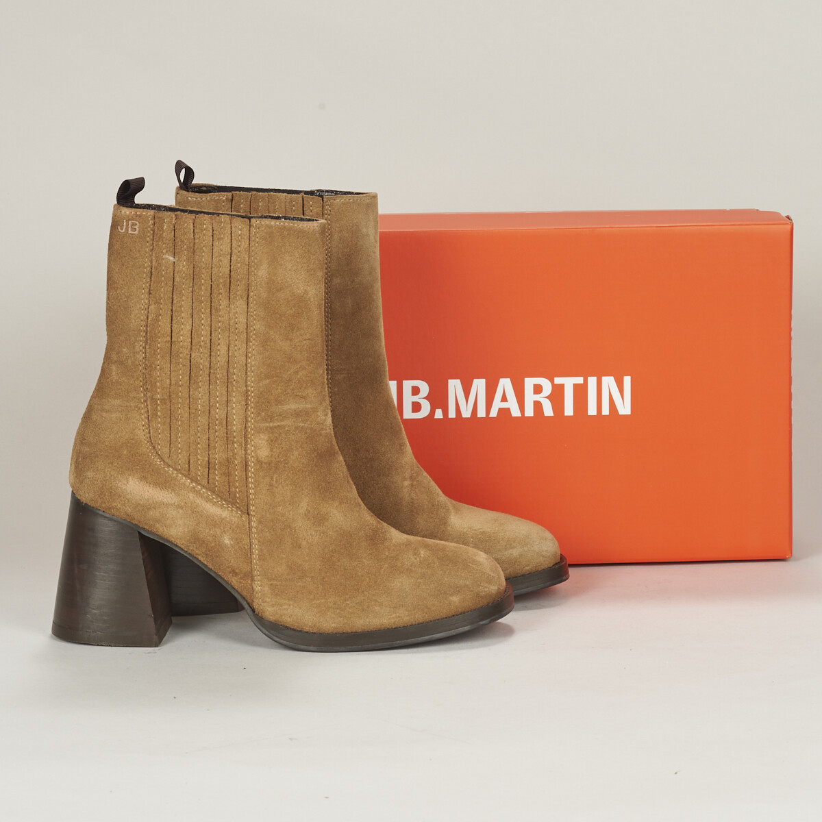 Schuhe Damen Low Boots JB Martin BACALI Braun