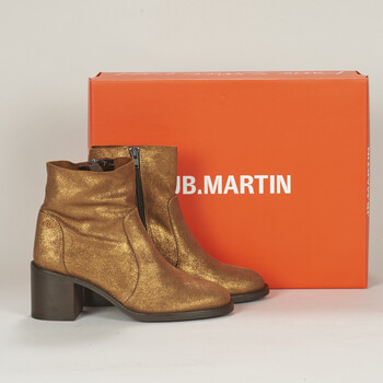 Schuhe Damen Low Boots JB Martin BENITA Mettalfarben / Braun