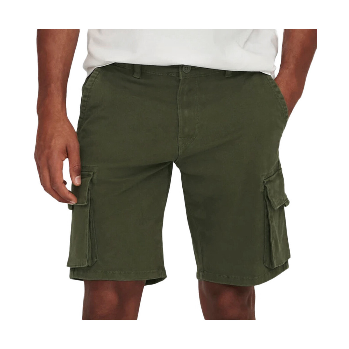 Kleidung Herren Shorts / Bermudas Only & Sons  22024564 Grün