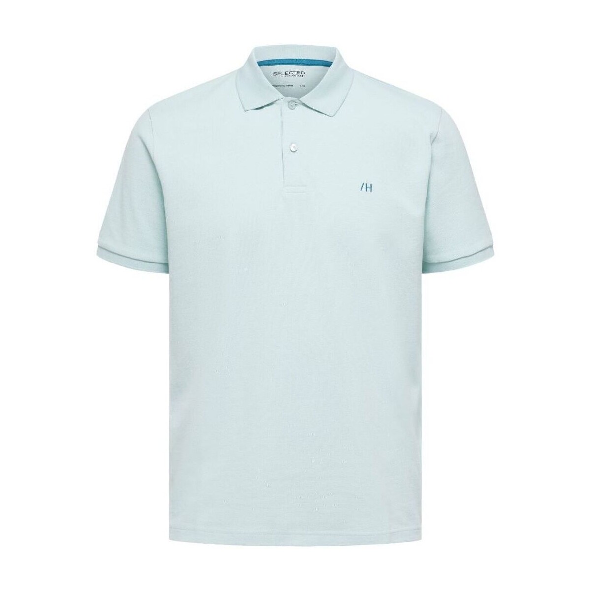 Kleidung Herren T-Shirts & Poloshirts Selected 16087839 DANTE-HARBOUR GRAY Blau