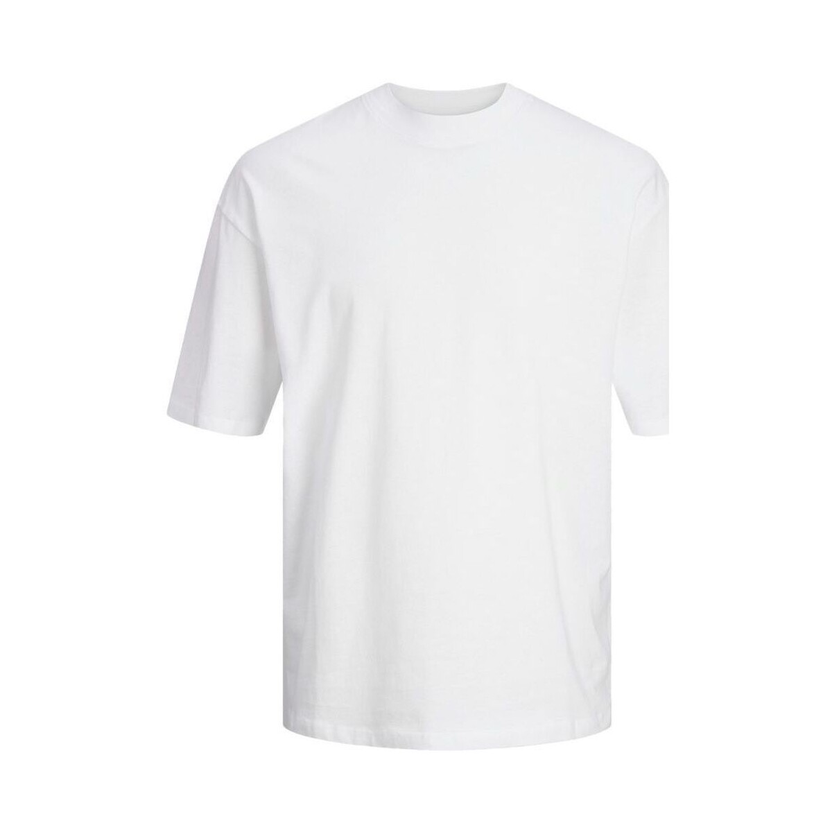 Kleidung Herren T-Shirts & Poloshirts Jack & Jones 12234745 TIMO-WHITE Weiss