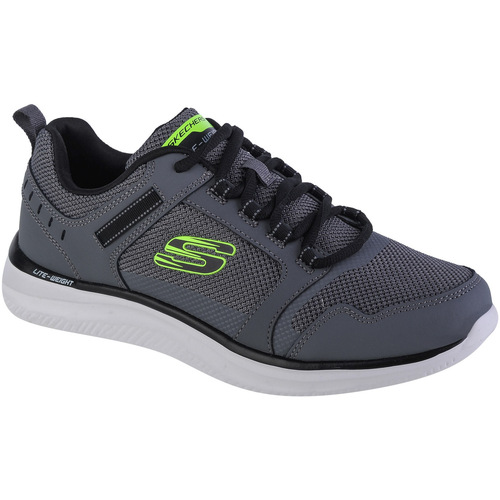 Schuhe Herren Sneaker Low Skechers Track-Knockhill Grau