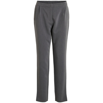 Kleidung Damen Hosen Vila Piper Pants - Dark Grey Melange Grau