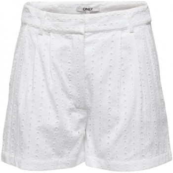 Kleidung Damen Shorts / Bermudas Only Shorts Juni - Cloud Dancer Weiss