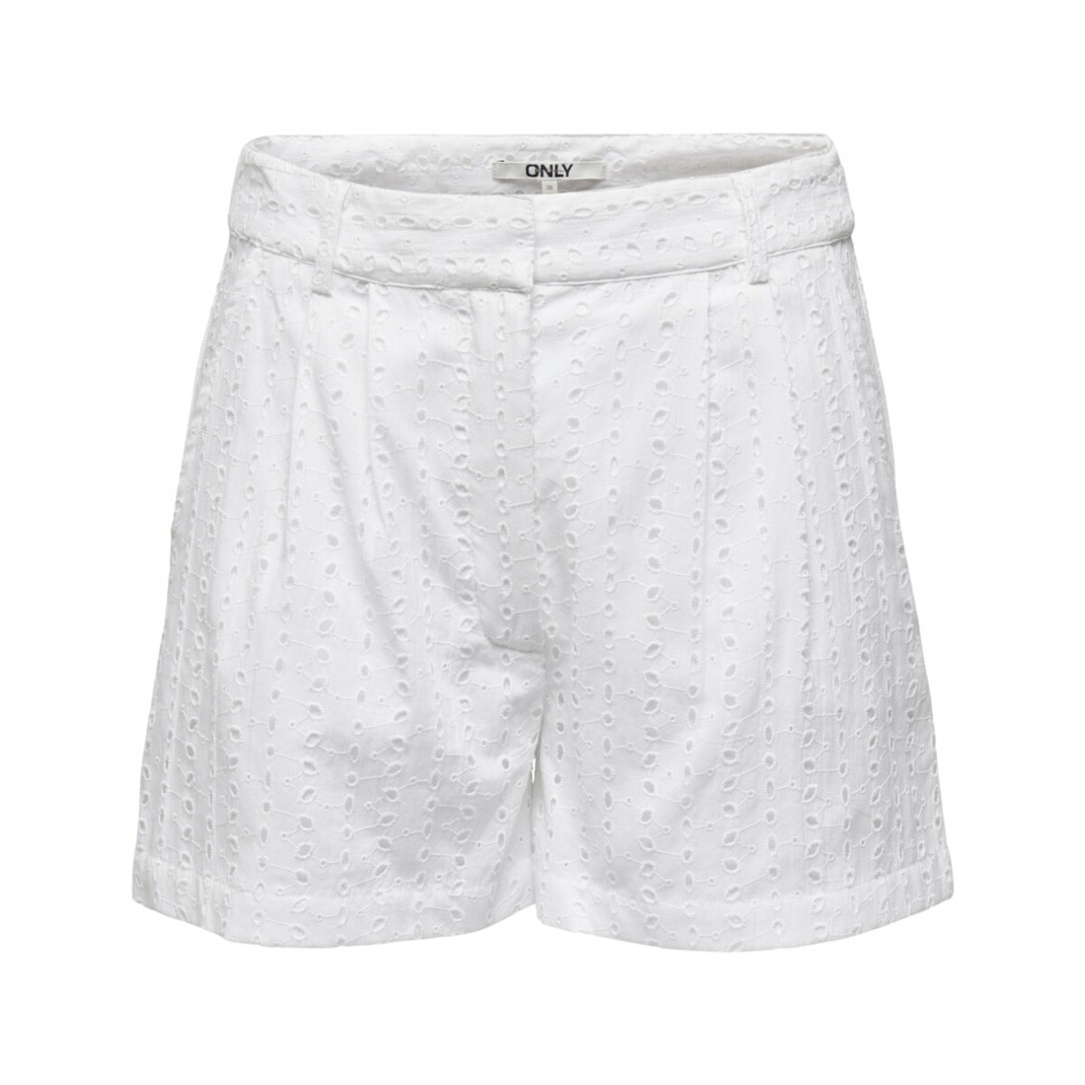 Kleidung Damen Shorts / Bermudas Only Shorts Juni - Cloud Dancer Weiss
