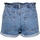 Kleidung Damen Shorts / Bermudas Only Shorts Cuba Paperbag - Medium Blue Denim Blau
