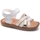 Schuhe Kinder Sandalen / Sandaletten Pablosky Baby 030200 B - Olimpo Blanco Weiss
