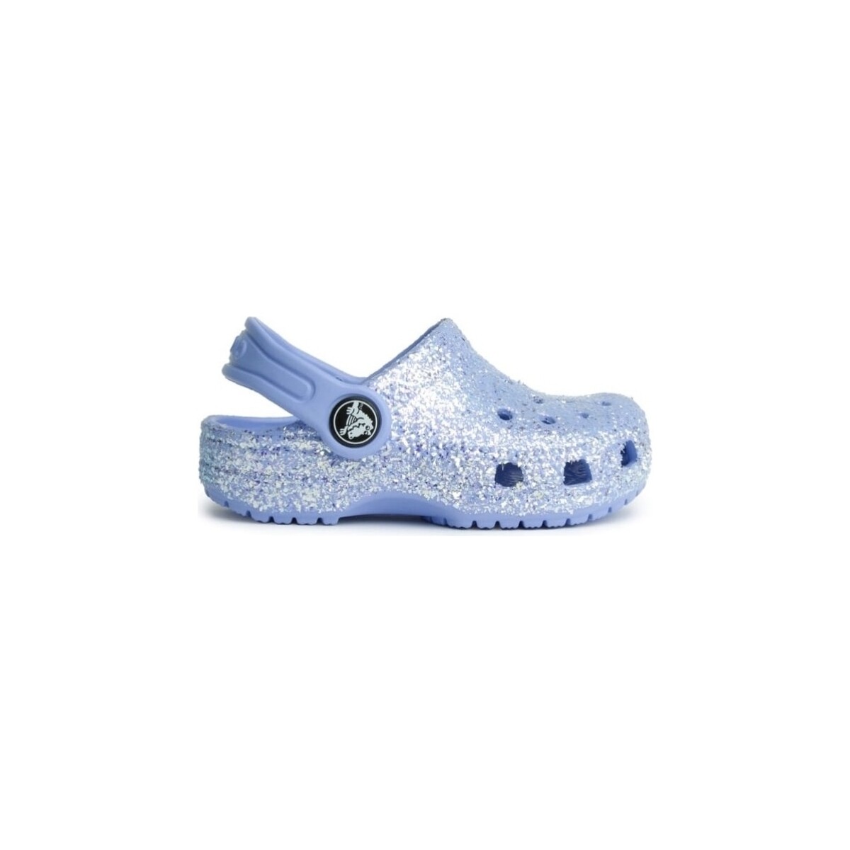 Schuhe Kinder Sandalen / Sandaletten Crocs Classic Glitter - Moon Jelly Blau