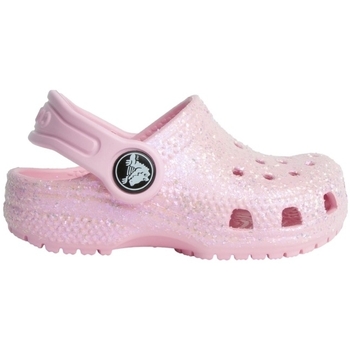 Schuhe Kinder Sandalen / Sandaletten Crocs Classic Glitter - Flamingo Rosa