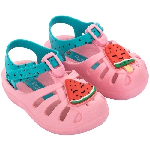 Schuhe Kinder Sandalen / Sandaletten Ipanema Baby Summer X - Pink Blue Rosa