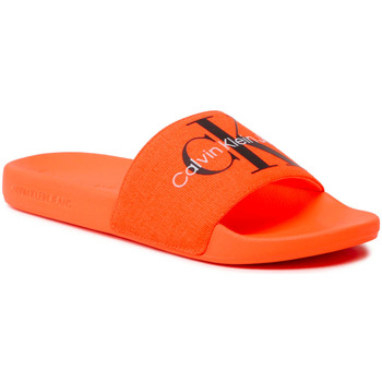 Schuhe Herren Pantoffel Calvin Klein Jeans YM0YM00061 Orange