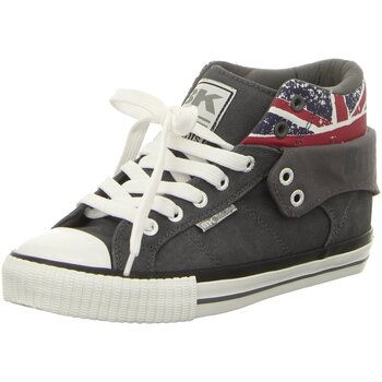 Schuhe Damen Sneaker High Tom Tailor 4290350035 BLACK-MULTI Grau