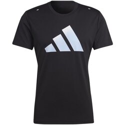 Kleidung Herren T-Shirts adidas Originals Sport RUN ICONS 3 BAR,BLACK HR3243 Schwarz