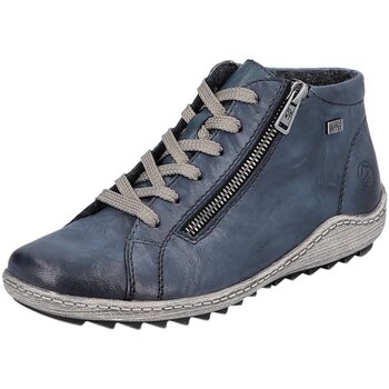 Schuhe Damen Stiefel Remonte Stiefeletten R1470-16 Blau