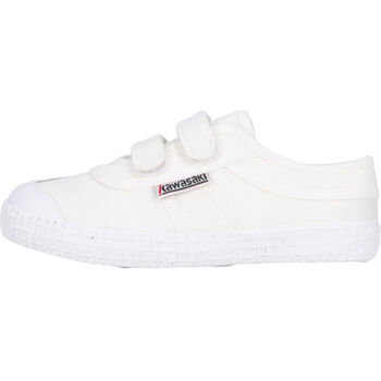 Schuhe Sneaker Kawasaki Original Kids Shoe W/velcro K202432-ES 1002S White Solid Weiss