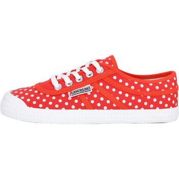Schuhe Sneaker Kawasaki Polka Canvas Shoe  5030 Cherry Tomato Rot