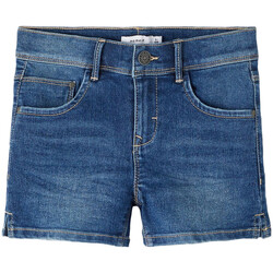 Kleidung Mädchen Shorts / Bermudas Name it 13213290 Blau