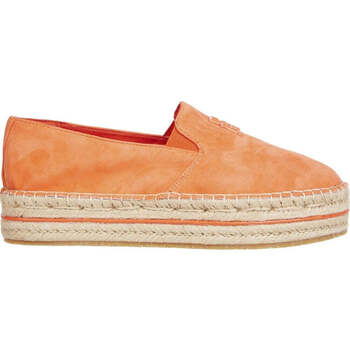 Schuhe Damen Leinen-Pantoletten mit gefloch Tommy Hilfiger  Orange