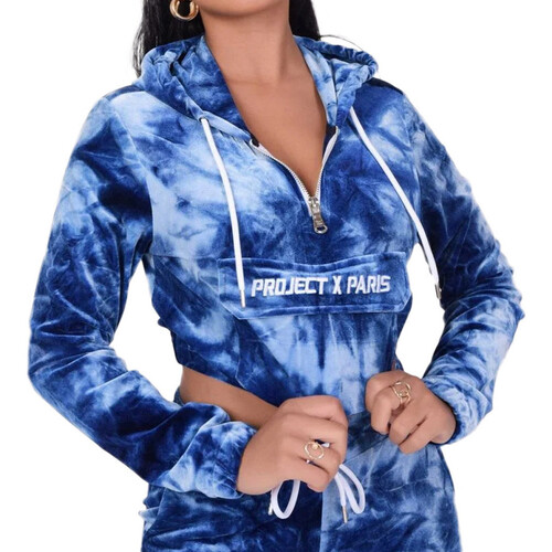 Kleidung Damen Sweatshirts Project X Paris PXP-F212105 Blau