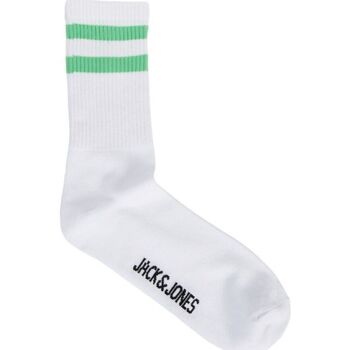 Unterwäsche Socken & Strümpfe Jack & Jones 12240479 TENNIS-JASMINE GREEN Weiss