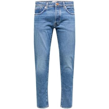 Selected  Jeans 16080468 - 172 SLIM TAPE-MEDIUM BLUE DENIM