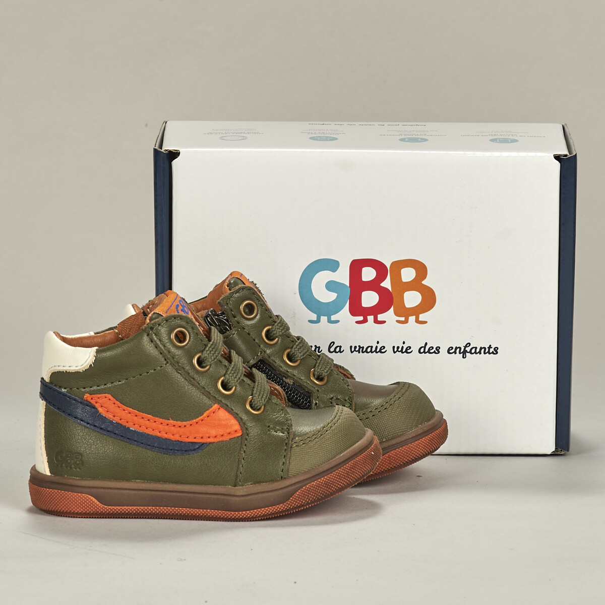 Schuhe Jungen Sneaker High GBB AI154-15-B-ECH Grün