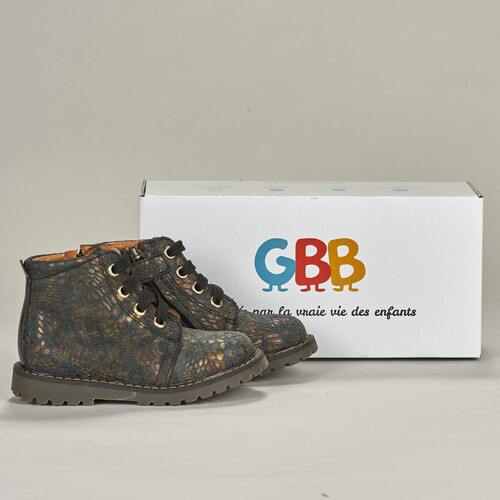 Schuhe Mädchen Boots GBB  Schwarz