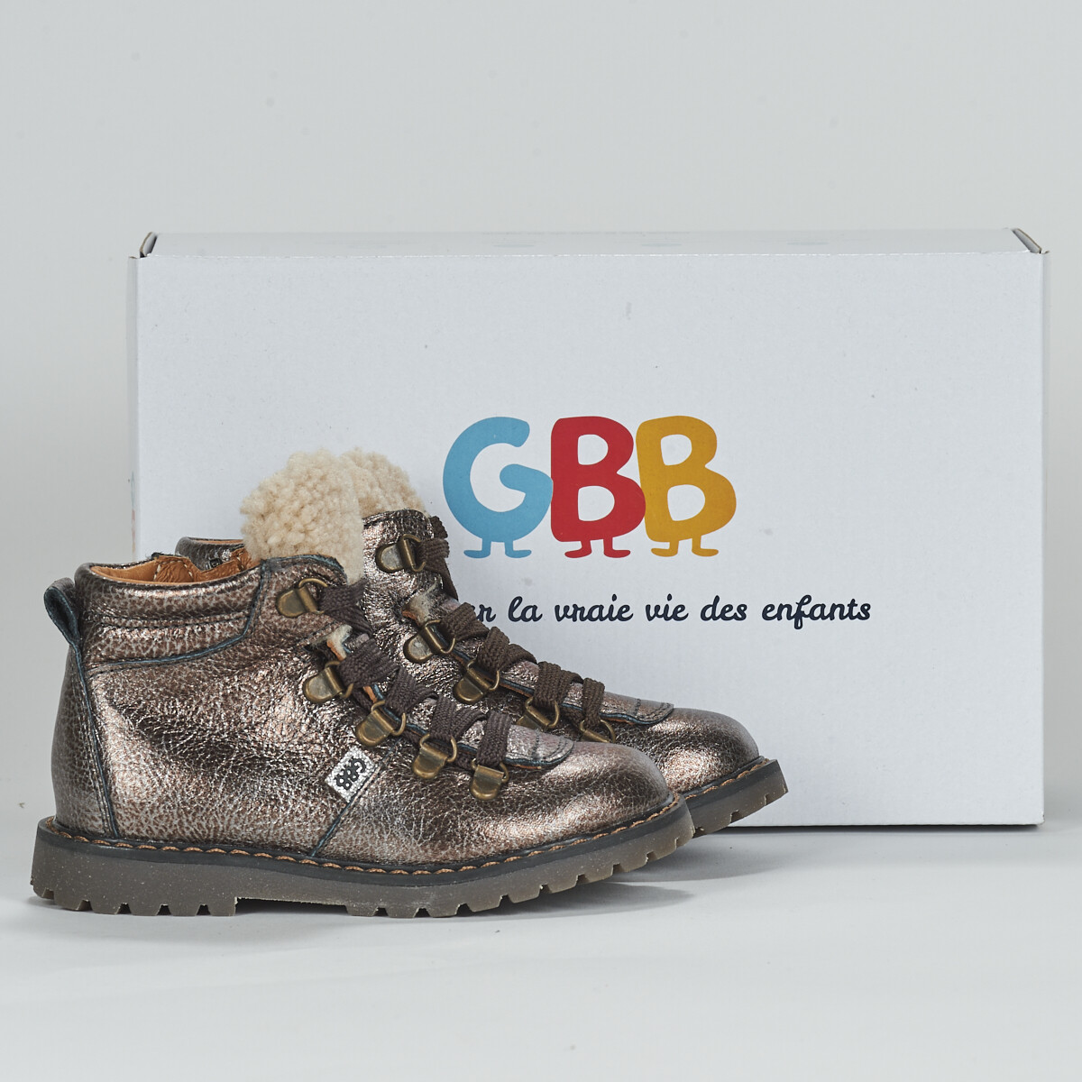 Schuhe Mädchen Boots GBB AI308-11-C-ECH Schwarz
