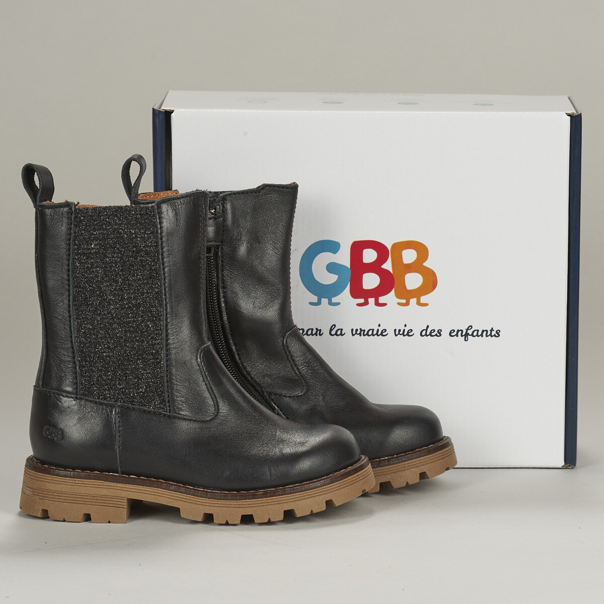 Schuhe Mädchen Boots GBB AI315-11-C-ECH Schwarz