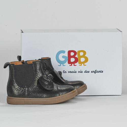 Schuhe Mädchen Boots GBB  Schwarz