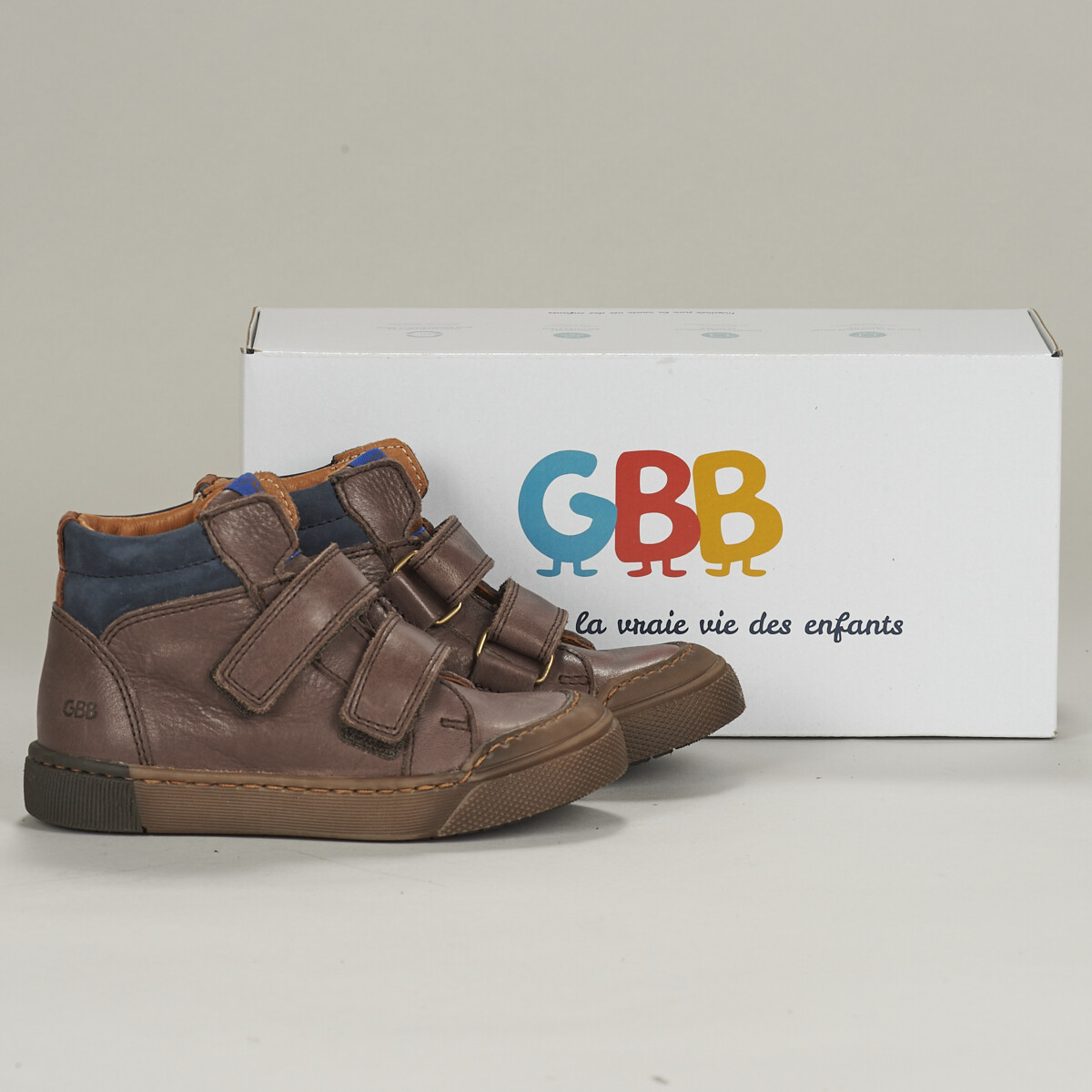 Schuhe Jungen Sneaker High GBB AI354-14-C-ECH Braun