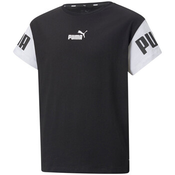 Kleidung Mädchen T-Shirts & Poloshirts Puma 849073-01 Schwarz