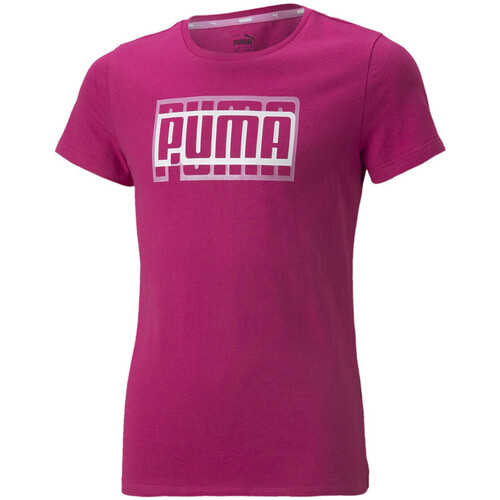 Kleidung Mädchen T-Shirts & Poloshirts Puma 846937-14 Rosa