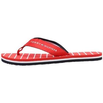 Tommy Hilfiger TOMMY ESSENTIAL ROPE SANDAL Rot