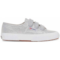 Schuhe Damen Sneaker Superga Baskets femme  2750 Straps Lame Grau