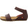 Schuhe Damen Sandalen / Sandaletten Art Sandaletten 0382 BROWN-PALE Braun