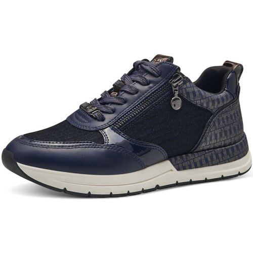 Schuhe Damen Sneaker Tamaris Comfort Lining, Strobel 1-23732-41/890 Blau