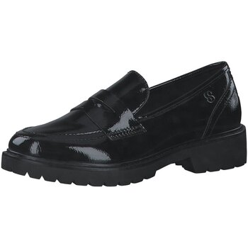 Schuhe Damen Slipper S.Oliver Slipper 5-24200-41/018 BLACK PATENT 5-24200-41/018 Schwarz