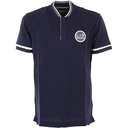 Kleidung Herren T-Shirts & Poloshirts Emporio Armani EA7 3LPF18PJ4MZ Blau