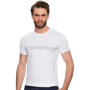 Kleidung Herren T-Shirts Emporio Armani Eagle Weiss