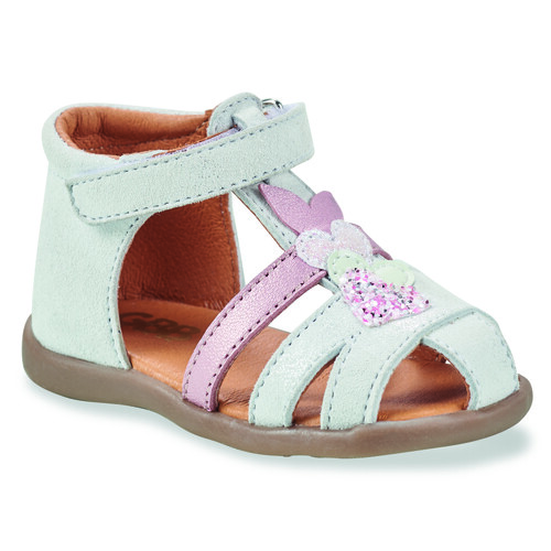 Schuhe Mädchen Sandalen / Sandaletten GBB ENITA Weiss