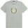 Kleidung Herren T-Shirts & Poloshirts Fred Perry Fp Col Bloc Laurel Wreath T-Shirt Grau