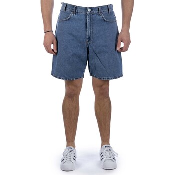 Kleidung Herren Shorts / Bermudas Amish Bermuda  Bernie 5 Pockets Loose Fit Blu Blau