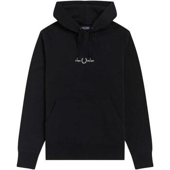 Fred Perry  Fleecepullover Fp Embroidered Hooded Sweatshirt