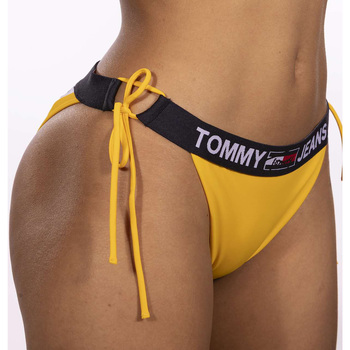 Kleidung Damen Bikini Tommy Hilfiger Cheeky String Side T Gelb